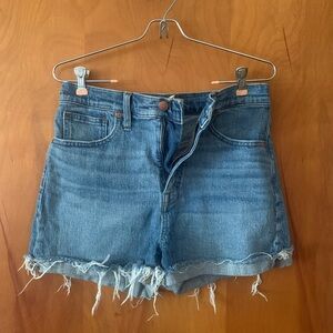 Madewell Highwaist denim shorts Sz 29